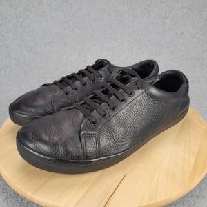 Birchbury Bramfords Black Leather Barefoot Minimalist Sneakers Mens 14 EU 47